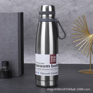 Tasse à eau de sport moderne tout acier inoxydable 316 grande capacité cartable d'extérieur petite bouche pour bouteille de coke - Product Image 6