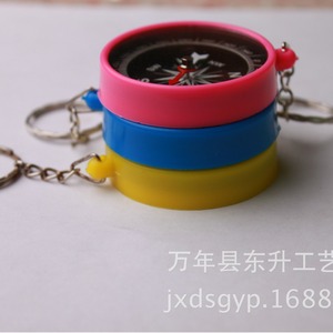 Plastic Keychain Compass With Pointer Dial For Hiking And Camping Outdoor Use - Product Image 5