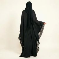 Abaya papillon personnalisée pour femmes, OEM ODM, vente en gros, vêtements modestes, vêtements islamiques