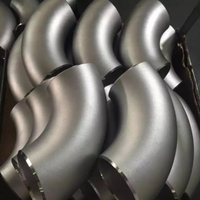 Coude en acier au carbone ASTM A234 WPB ASME B16.9 90 degrés LR Sch40 pour connexion de pipeline pétrolier et gazier