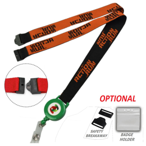 Lanière personnalisée avec enrouleur de badge rétractable, sublimation couleur intégrale, sangles de cou détachables avec porte-badge <span class=keywords><strong>YoYo</strong></span> pour le bureau - Product Image 5