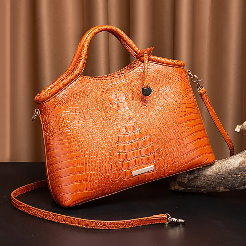 Crocodile Brahman brand Amazon shopify hot selling designer handbags famous brands purses and handbags luxury women