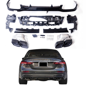 Venta caliente Ajuste de alta calidad para Mercedes Benz 2016 + 2017 Sport renovado E53 E63 parachoques trasero envolvente y escape tailthroat - Product Image 2