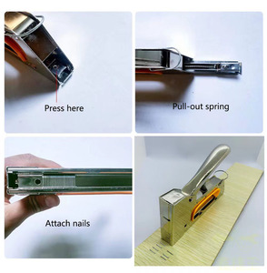 Offre Spéciale recommandation en forme de U clou tir pistolet à ongles publicité <span class=keywords><strong>porte</strong></span> en forme d'aérographe agrafeuse - Product Image 5
