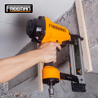Cloueur pneumatique professionnel Freeman 64 mm pour béton, en alliage de magnésium/aluminium, capacité de charge de 100 clous