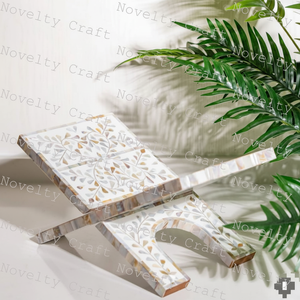 Libros sagrados tallados madre de perla titular Corán Biblia Geeta libros sagrados titular de madera Rahel titular disponible en barato y de fábrica - Product Image 1