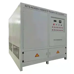 Schneider-Schütz 400VAC Dreiphasig 50Hz/60Hz 1-1000kW einstellbar Resistive AC-Dummy-Last für den Generator belastungs test