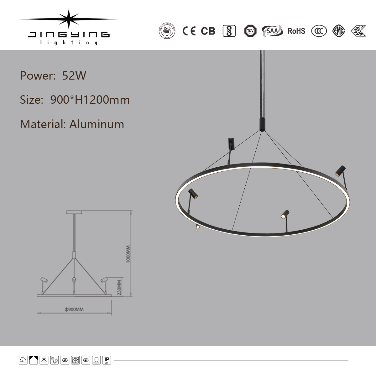 52W (900mm)