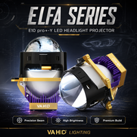 VAHID Lentille de projecteur Bi-LED 3.0 pouces, faisceau haut/bas, 6000K, 12V, 70W, kit de modernisation de phares de voiture, universel LHD/RHD
