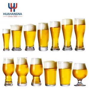 Wholesale Support Custom Logo Beer Pint Glass Dishwasher Safe Clear Craft Beer IPA Glass For Juice Water