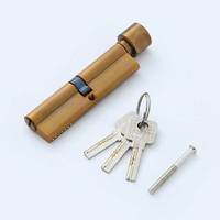 Cylindre de serrure de porte intérieure de qualité supérieure avec corps en cuivre et clés antivol