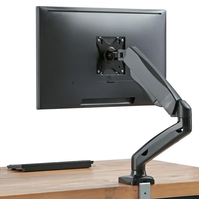 High Quality Office Flexible Gas Spring Laptop Desk Mount And Computer Adjustable Monitor Arm