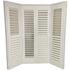 Adjustable california pvc shutters pvc plantation shutters pvc roller shutter for kitchen cabinet