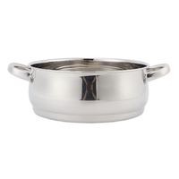 Ensemble de marmites vapeur pour soupe de cuisine personnalisées en usine avec couvercle à tajine Ensemble de marmites de cuisson en acier inoxydable Ensembles de casseroles avec fond en capsule