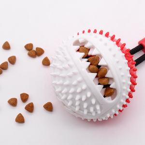 Interactieve Hond Speelgoed Touwtrekken <span class=keywords><strong>Puppy</strong></span> Tandjes Speelgoed Voor Verveling Druk Zelfspel Hondenvoer Uitgifte Bal Speelgoed Voor Kleine Middelgrote Hond - Product Image 2
