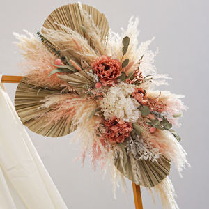 Panneaux muraux de fleurs artificielles de <span class=keywords><strong>pampa</strong></span>, mariage déco, fleurs séchées, fleurs sèches - Product Image 4