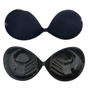 Ultra-Thick Reusable Self-Adhesive Silicone <strong>Bra</strong> Inserts <strong>Clear</strong> Straps <strong>Strapless</strong> Push-up <strong>Bras</strong> 2 Cup Sizes Sexy Style Made Sponge - Product Image 4