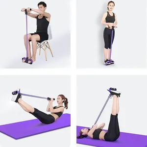 MERRYBODY Bande di Resistenza Elastiche per Fitness di Alta Qualità, Ecologiche, Robuste, in PVC Durevole, Multifunzionali per Sit-up e Pull-up - Product Image 2