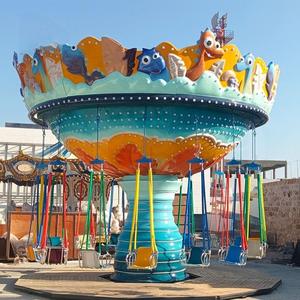 كرسي طائر ميكانيكي فاخر دوار ومتأرجح بـ 24 مقعدًا لمدينة الملاهي الخارجية - Product Image 2