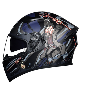 BAX nouveau <span class=keywords><strong>casque</strong></span> de <span class=keywords><strong>moto</strong></span> intégral à Double lentille pour hommes femmes <span class=keywords><strong>cross</strong></span>-country course véhicules électriques ABS dégagement rapide - Product Image 1