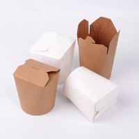 Chinesische Fabrik Kebab Gebratene Nudeln Verpackung Takeaway-Box für Döner Kraft-Nudelbox Dönerbox