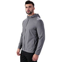 Veste coupe-vent technique haut de gamme pour homme, personnalisée, tissée, écologique, imperméable, respirante, vêtements de sport d'extérieur OEM