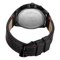 Montre MINI FOCUS 0068 pour homme, mode, multifonction, chronographe étanche, montres à quartz, bracelet en cuir véritable, montres-bracelets pour homme
