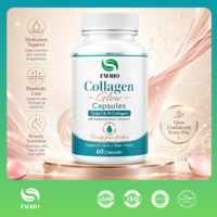 Compléments de collagène beauté, capsules de collagène, vitamine C, capsules de collagène en gélules molles, produits anti-âge pour éclaircir la peau du visage