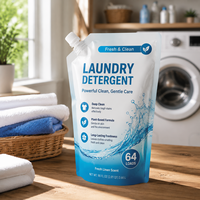 Poche souple à bec verseur grande capacité 1L 2L 5L, sac d'emballage liquide autoportant, conteneur de stockage d'eau en plastique robuste avec poignée