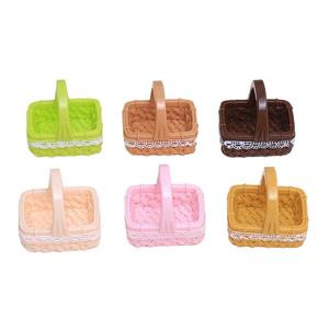 Panier à main en dentelle 3D, jouet alimentaire, accessoires faits main DIY, composants en résine à coller, kit de matériaux pour boucles de chaussures perforées - Product Image 5