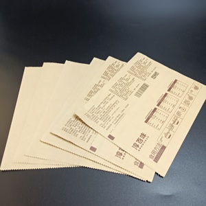 Túi Burger Tráng Sáp In Logo Tùy Chỉnh SP1550 Túi Giấy Kraft Để Lấy Đi Bao Bì Thực Phẩm - Product Image 6