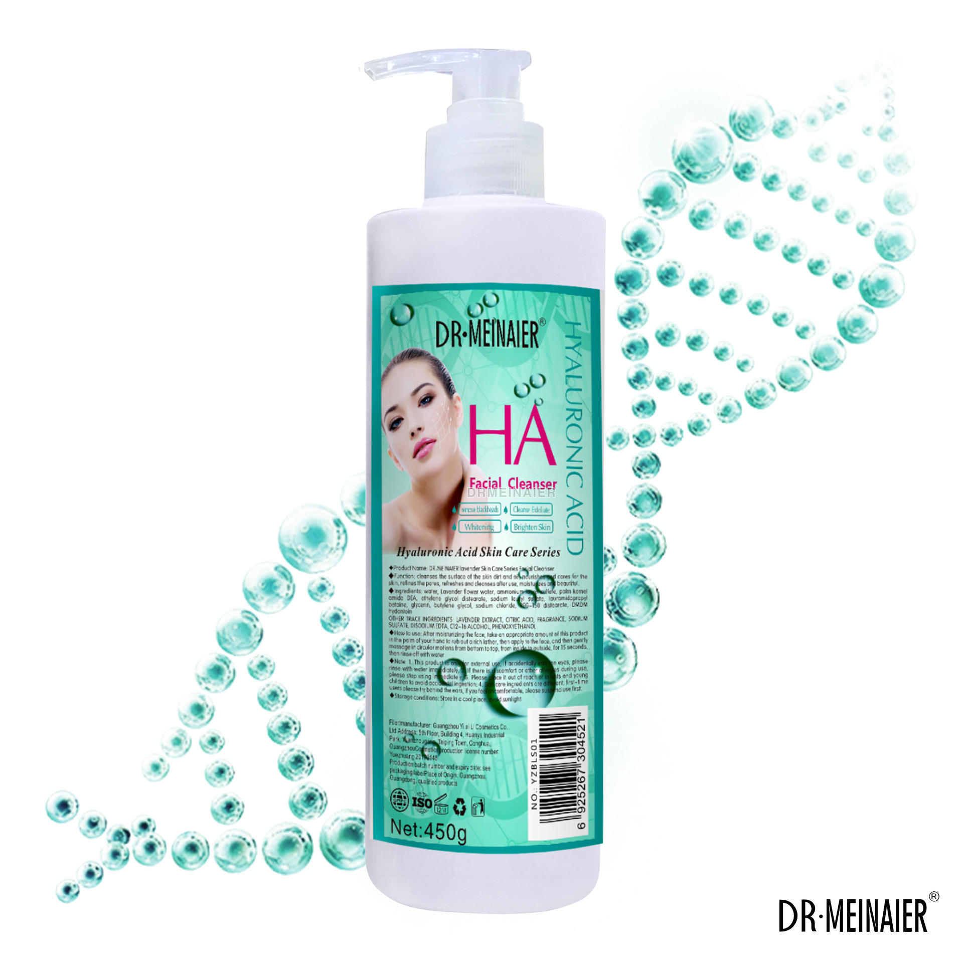 Detergente viso acido ialuronico