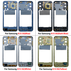 Cadre central pour Samsung A15 4G 5G, boîtier, cadre arrière, châssis, coque, pièces détachées pour téléphone portable, câbles flexibles pour téléphone portable - Product Image 5