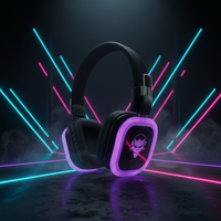 Casque de disco silencieux F39 avec logo personnalisé, design pliable sans fil, casque stéréo DJ pour le fitness avec micro, 3 canaux
