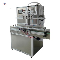 Machine de remplissage de liquides entièrement automatique, précision de 1 %, 2000-4000 Bp/h pour huile, miel, shampoing, produits chimiques