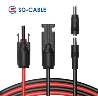 Câble d'extension solaire isolé XLPE en cuivre étamé DC 5,5x2,5 mm 6500 V