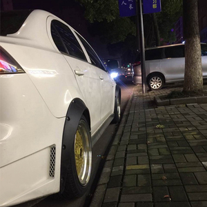 4Pcs Phổ Linh Hoạt Xe Mudguards Bùn Nắp Bảo Vệ Splash Bùn Fender Pháo Sáng Thêm Rộng Cơ Thể Vòm Bánh Xe - Product Image 2