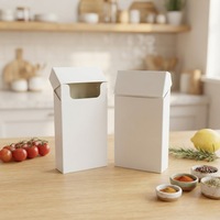 Scatole all'ingrosso in cartone bianco con laminazione opaca per caramelle lunghe e confezioni di caffè liquido soft-pack