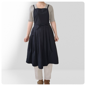 Grembiule Impermeabile alla Moda per Uso Domestico e Cucina, Stile Sottile Plissettato, Grembiule da Lavoro per Studi d'Arte e Saloni di Manicure - Product Image 5