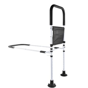 Barandilla ajustable para cama con patas para ancianos y pacientes con discapacidad, altura de 32-50 cm, longitud de 72-110 cm, ayuda para caminar. - Product Image 5