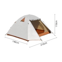 HISPEED Picnic Carpa plegable al aire libre PU2000mm Postes de aluminio impermeables Carpa portátil a prueba de sonido