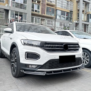 <b>Car</b> Front Bumper Lip Splitter <b>Diffuser</b> Spoiler Bumper Protector Body Kit For Volkswagen T-Roc 2018-2022 Exterior Accessories - Product Image 4