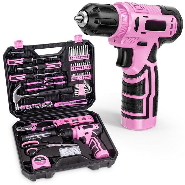 278 Piece 8V Cordless Power Drill Set Hand Mechanic Tool Kit Including Pliers Socket Wrench Utility Knife OEM Customizable Tool