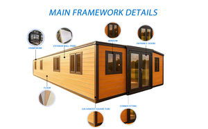 Pronto per la spedizione prefabbricato 20ft 40ft espandibile contenitore prefabbricato casa per la vendita prefabbricato casa prefabbricata 3 4 5 camere da letto - Product Image 4