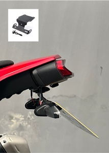 ชุดอุปกรณ์ยึดป้ายทะเบียนสำหรับ Yamaha Tenere 700 XTZ07/XTZ700 แบบติดตั้งท้ายรถ ทำจากสแตนเลสสีดำ - Product Image 4