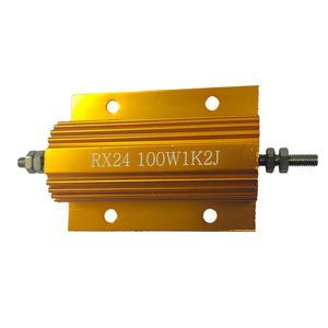 Điện trở phanh công suất cao vỏ nhôm vàng điện trở 0,1r đến 100k 5W 10W 25W 50W 100W 500W hình thang rx24 điện trở phanh cũ - Product Image 3