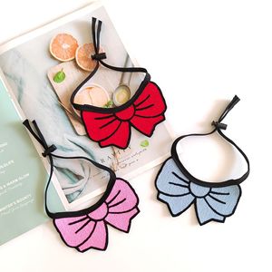 Luxo Anti-Lambendo Dog Saliva Toalha Elegante Bow Design Pet Collar com padrão impresso para gatos e outros animais de estimação - Product Image 2