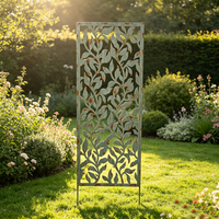 Panneau décoratif en fer antique fait main de qualité supérieure pour cour, ornement de jardin vintage