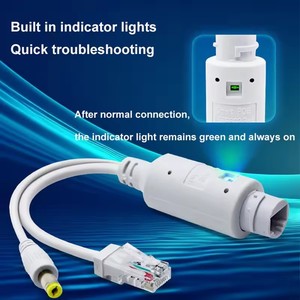 PoE spliter 48V Để 12V Waterprrof <span class=keywords><strong>Video</strong></span> Và Power Adapter Cáp Cung Cấp Mô-đun Phun Mở Rộng Cho IP Máy Ảnh <span class=keywords><strong>Splitter</strong></span> Net AP - Product Image 4