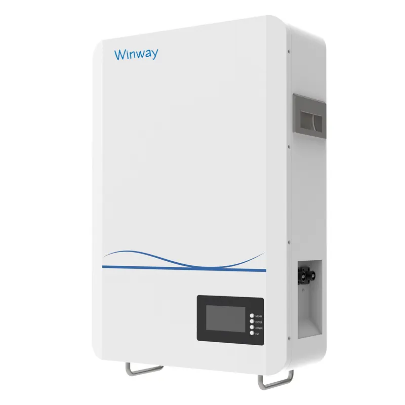Winway Wall Mounted Powerwall 48V 51.2V 3KW Home Energy Storage LiFePO4 Lithium Battery High quality pack grid connection